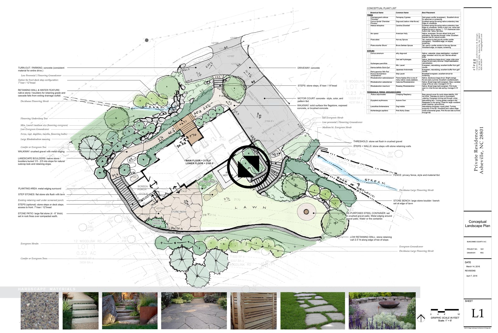 clegg landscape architecture residential plan