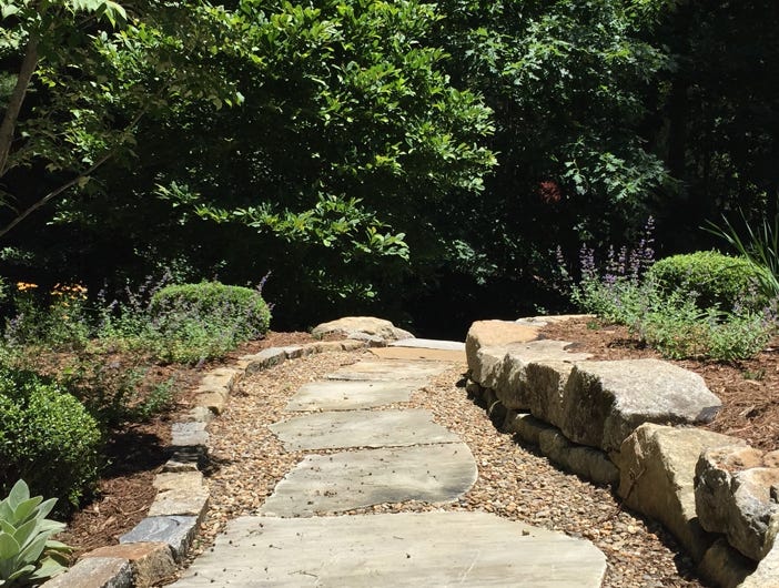 stepping stone garden path