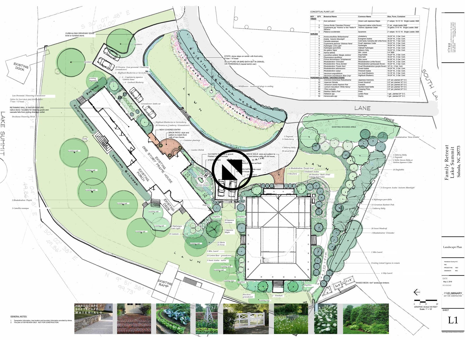clegg landscape architecture residential plans